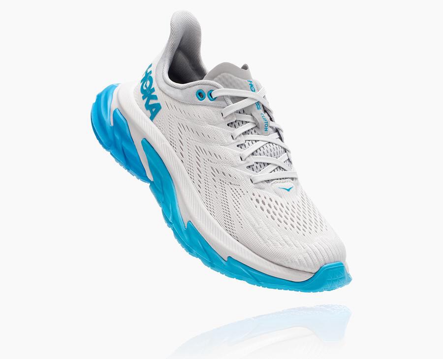 Hoka One One Tenisky Damske Biele/Modre - Clifton Edge - 46792-FCWA